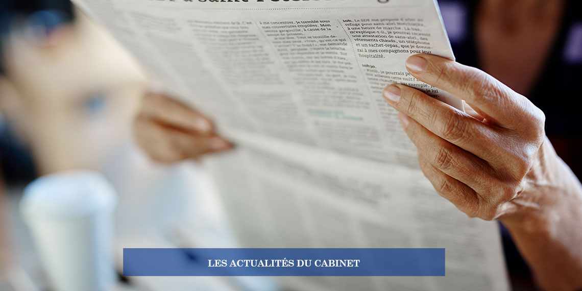 Le Cabinet recrute !